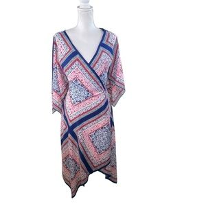 Trina Turk Alannah kimono Scarf wrap silk Dress